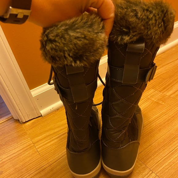 Weathermate brown lined winter boots size 6 - Picture 3 of 6